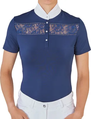 Produktbild von BUSSE Turnier-Shirt Damen Kurzarm Amora Navy XL