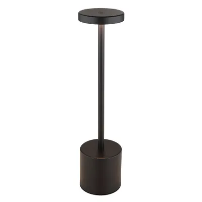 Produktbild von LED Tischleuchte, Touchdimmer, Akku, schwarz, H 34 cm