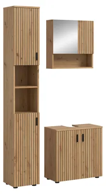 Produktbild von Badkombination Mone 2 | 3-teilig | Artisan Oak