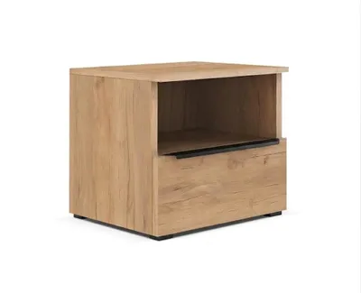 Zdjęcie produktu dla Szafka nocna Romeo craft złoty 40 x 33,5 x 37,8 cm
