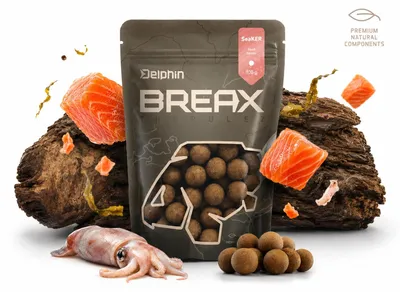 Produktbild von Delphin Breax Boilies SeaKER 16mm 20mm 300g : 16mm Größe: 16mm