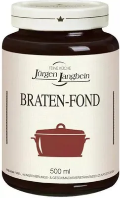 A jar of Braten-Fond by Jürgen Langbein.