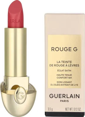 Image de Rouge à lèvres satiné Rouge G (Satin Lipstick) 3,5 g, 518 Le Rose Blush