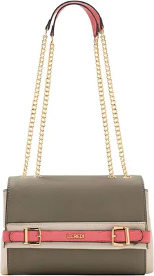 Imagen del producto de L.CREDI bolso bandolera bolso de hombro Olivette Crossbodybag Khaki Multi caqui