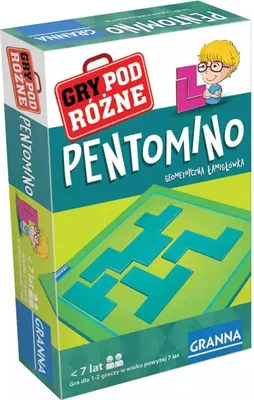 Produktbild von Pentomino Puzzlespiel mit 12 Teilen, bestehend aus je 5 Quadraten, für Kinder ab 7 Jahren