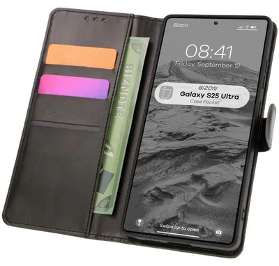 Obrázek produktu pro Pouzdro Bizon Case Pocket pro Samsung Galaxy S25 Ultra, černé