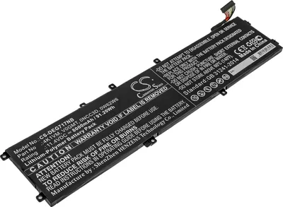 Produktbild von TECHTEK Laptop Akkus Kompatibel mit [Dell] G7 17 7700 Ersetzt 0NCC3D, für 0W62W6, für 4K1VM, für V0GMT