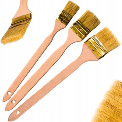 Produktbild von 3-teiliges Heizkörperpinsel-Set (36, 50, 63mm)