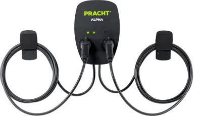 Produktbild von Pracht Lichttechnik PRACHT Alpha XT - Schwarz - Wand - Aluminium - Schwarz - AC - Typ 2