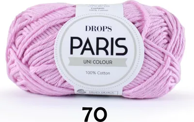 Produktbild von DROPS Paris, 100% Baumwolle 70 kirschblüte