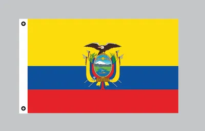 Produktbild von Flagge 60 x 90 cm Ecuador