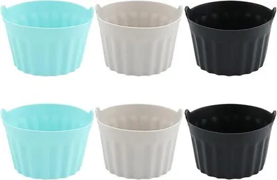 Produktbild von Famanu Silikonformen für die Heißluftfritteuse - Lebensmittelecht und wiederverwendbar