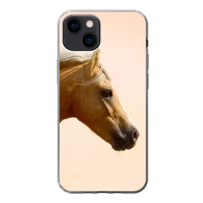Produktbild von MuchoWow® Handyhülle Schutzhülle Hülle für iPhone 13 mini Pferd - Licht - Luft Silikon Softcase Handy Hülle - Softcase
