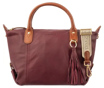 Produktbild von Harbour 2nd VM.15108 Totebag style vm Lucia M Leder Tasche Damen Shopper bordeaux