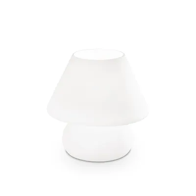 Image de Lampe de table PRATO blanche 1 ampoule Largeur 60 cm