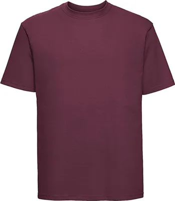 Obrázok produktu pre Russell R-180M-0 | Pánske tričko Silver Label - Farba: Burgundská - Veľkosť: S