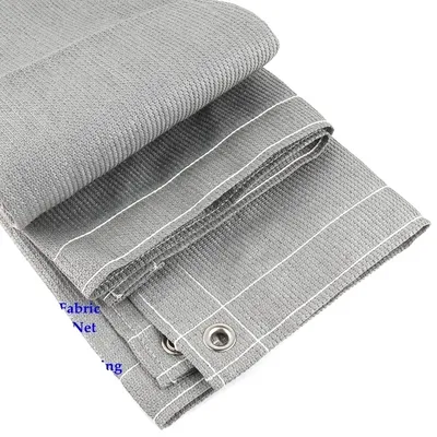 Produktbild von Sonnenschutznetz, UV-Schutz, anpassbare Größe, Grau-f, 12mx4m-a