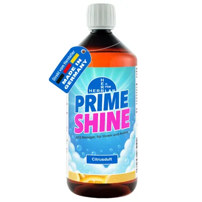 Produktbild von HERRLAN® Kfz-Reiniger - PrimeShine mit Citrusduft - für innen und außen - 1000 ml