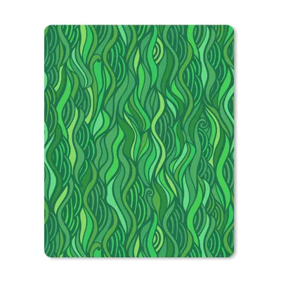 Produktbild von MuchoWow® Mauspad Mousepad Seegras - Muster - Grün 30x40 cm - Mousepads - Maus Mat - Pad - Mausunterlage - Mausmatten