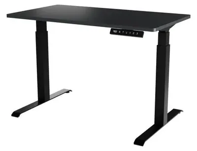 Immagine prodotto di Scrivania con regolazione elettrica dell'altezza MOON 121x67x72-120 nero/antracite