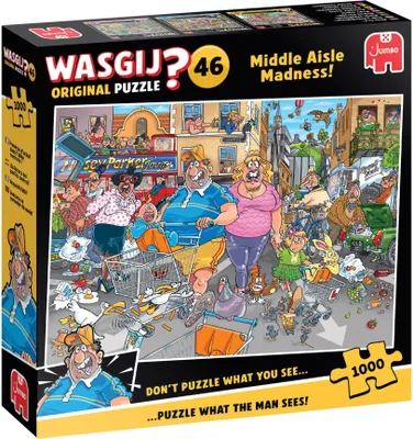 Produktbild von Puzzle 1000 Wasgij Jumbo Retro Shopping-Wahnsinn