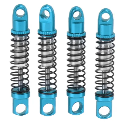 Zdjęcie produktu dla Metalowy amortyzator do WPL D12, metalowy amortyzator amortyzatora, amortyzator amortyzatora do samochodu 1/10 RC, przedni tylny amortyzator do WPL D12, amortyzator ze stopu aluminium do WPL D12, przedni tylny amortyzator amortyzatora