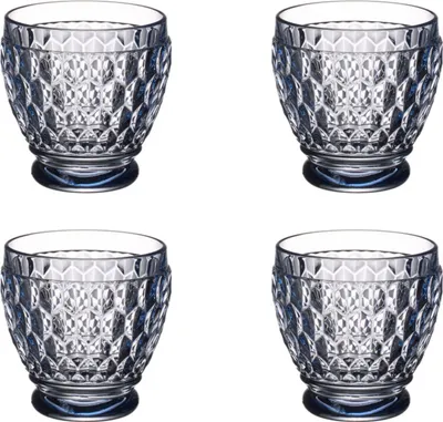 Produktbild von Villeroy & Boch Boston Coloured 4er Set Shot Glas blau