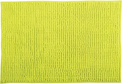 Zdjęcie produktu dla MSV dywanik kąpielowy mata prysznicowa szenilowy dywanik kąpielowy z wysokim włosiem 40x60 cm - zielony