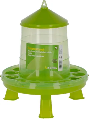 Immagine prodotto di Kerbl Futterautomat mit Standfü¤en Inhalt 2,4 l, für Geflügel in Bodenhaltung