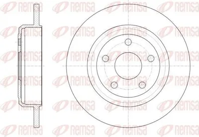 Produktbild von 2x REMSA Bremsscheibe 61669.00 hinten für JEEP GRAND CHEROKEE IV (WK WK2) 330mm