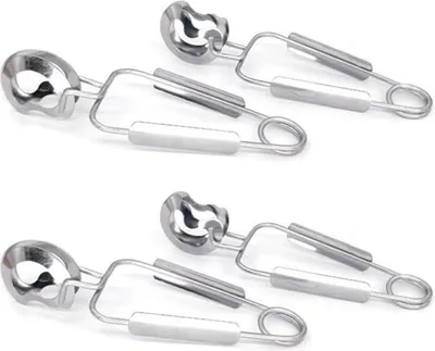 Produktbild von Schneckenzangen-Set, 4-teilig, Edelstahl, für die Küche