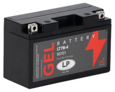 Image de Batterie 12V 6Ah pour moto Batterie de démarrage MG LT7B-4