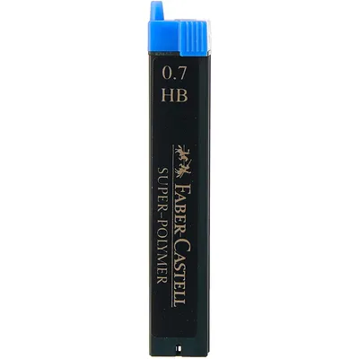 Obrázok produktu pre Faber Castell Fineline Leads 12 jemných oloviek Super Polymer tvrdosť HB 0,7 mm