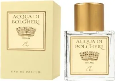 A perfume bottle and its box are displayed side-by-side against a white background.