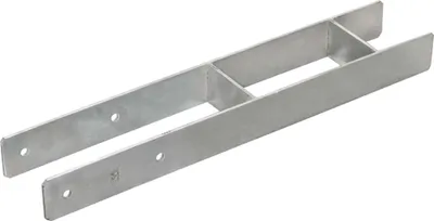 Produktbild von vidaXL Pfostenträger 6 Stk. Silbern 10×6×60 cm Verzinkter Stahl