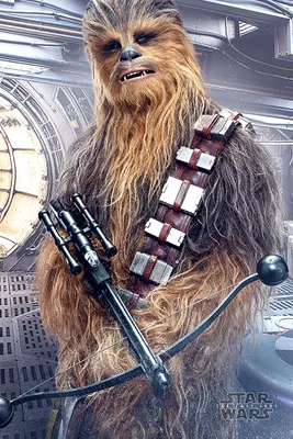 Produktbild von Star Wars Episode 8 Poster Chewbacca Bowcaster 91,5 x 61 cm