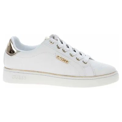 Produktbild von Guess - Schuhe - Sneakers - FL5BEK-FAL12-BECKIE-WHITE - Damen - white,gold - 41