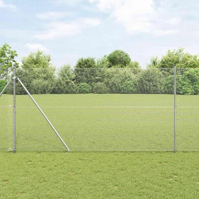 Produktbild von Maison Exclusive - Schweißdrahtzaun mit Spikes 25 x 1,5 m Feuerverzinkter Stahl