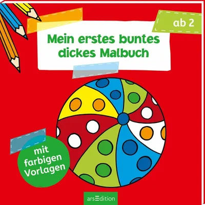 Produktbild von Mein erstes buntes dickes Malbuch