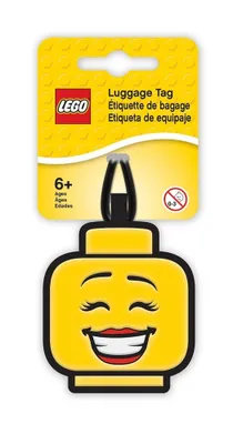 Produktbild von Lego Iconic Namensschild für Gepäck - Kopf eines Mädchens
