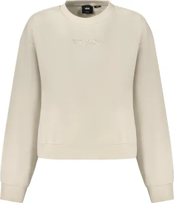 Immagine prodotto di Maglia da donna alla moda: felpa beige a maniche lunghe con ricamo
