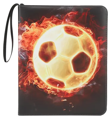 Produktbild von Kartenordner mit 9 Fächern, Sammelalbum, Ordner für 900 Karten, Sammlungs-Fotokarten zum Ausstellen, Fußballtyp