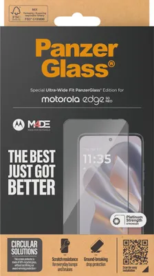 Obrázok produktu pre PanzerGlass ® Screen Protector Motorola Edge 60 Neo | 50 Neo | Ultra-Wide Fit, Motorola, Motorola - Edge 50 Neo, Motorola - Edge 60 Neo 5G, Suché aplikovanie, Odolné proti poškriabaniu, Odolný proti nárazom, Priehľadná, 1 kusov