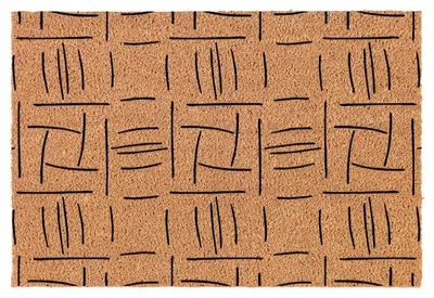 Image de TabPrint Tapis d'entrée coco 40x60 cm Naturel Durable