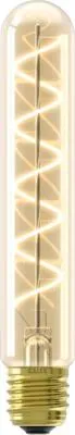 Produktbild von LED Lampe T32 dimmbar E27/2,5W gold136 lm 2100 K warmweiß Calex Spiral Filament 185 mm