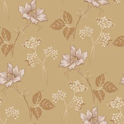 Obrázok produktu pre Borastapeter Tapeta žlté kvety - 660836 - 53 cm x 10,05 m