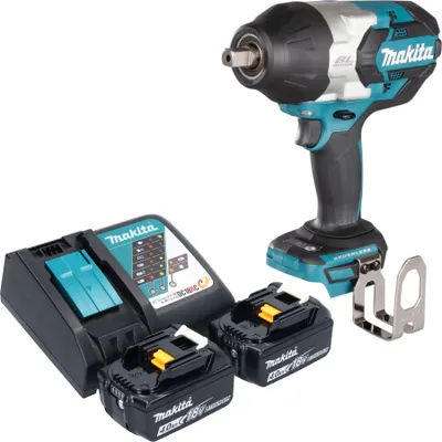 Produktbild von Makita DTW 1004 RM Akku Schlagschrauber 18 V 1050 Nm 1/2" Brushless + 2x Akku 4,0 Ah + Ladegerät