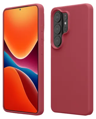 Produktbild von kwmobile Handyhülle für Samsung Galaxy S26 Ultra Hülle - Case Silikon - Kabelloses Laden - Schutzhülle Cover in Dark Rose