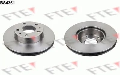 Produktbild von 2x FTE Bremsscheibe 9072113 vorne für FIAT Ducato Kastenwagen (250_ 290_) 280mm