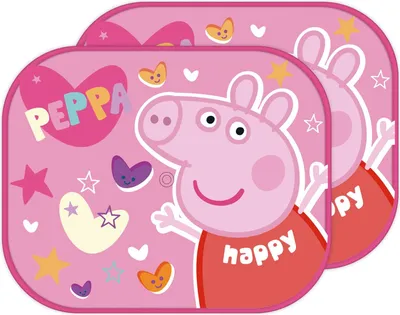 Produktbild von Peppa Pig Sonnenschutz Für Autos 2 Einheiten    One Size